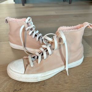 Converse camel high tops